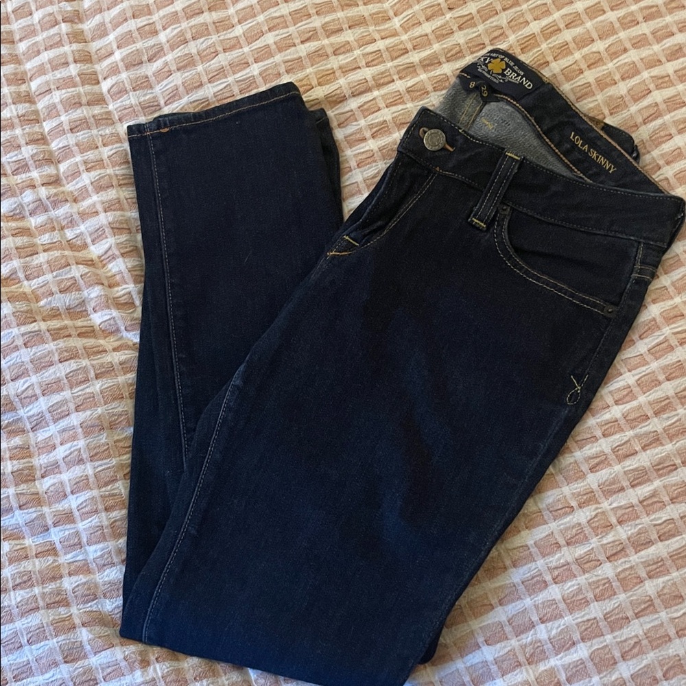 Lucky Brand Women's Dark Blue Skinny Jeans